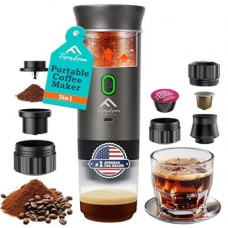 APSARAS USA Portable Coffee Maker for Travel, Portable Espresso Maker, 20 bar Mini Espresso Machine, 3in1…
