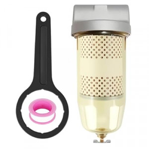 AUIVERED B10-AL 496 Fuel Tank Filter Assembly with Wrench - Replacement for Gasoline and Dies…