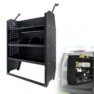 EONECROSS Cargo Van Shelving Storage System Low/Mid/High Roof Steel Van Shelves Fit for Ford Trans…