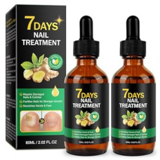 2PCS Ginger Nail Treatment, Nails Growth Serum, Nail Repair Cuticles Oil, Ginger Nail Serum Oil for Stren…