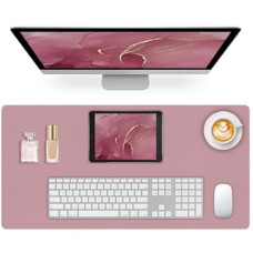 Meetcolor Non-Slip Desk Pad Mat, Leather Desk Mat for Desktop, Large Purple Mouse Pad, Waterproof Com…