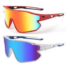 FEISEDY Unisex Youth Sunglasses, Teens Baseball Tennis Sunglasses, UV400 Sports Boys Girls Cycling Sh…