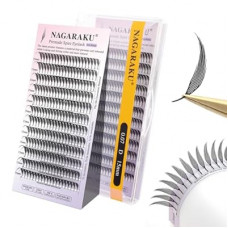 NAGARAKU Premade Spire Eyelash Extensions Air Series Feather Shape Manga Anime Individual Lashes Vol…