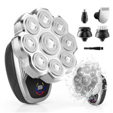 Electric Razor for Men,Head Shavers for Bald Men,5-in-1 Electric Razors with Wet & Dry Bald Head Shaver,9…