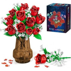 flowriple Rose Flower Bouquet Set, Artificial Plants for Adults, Botanical Collection for Room Decoration, Ar…