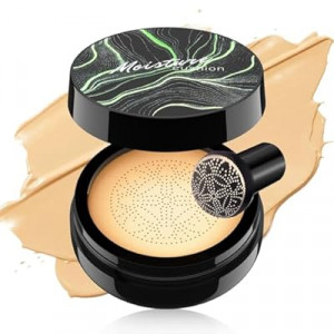 Mushroom Head Air Cushion CC Cream for Older Women, Medium Coverage Lightweight Up To 24H W…
