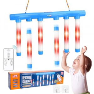 OCES Reflex Stick Game, Reflex Light-Up Sticks Reaction Training Hand Speed Challenge Game, Upgrade H…