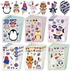 4th of July Accessories - 4th of July Stickers Patriotic Stickers for Teenages, American Flag, USA, 4th…