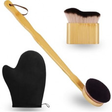 3 in 1 Self Tanning Mitt Self Tanner Brush for Body Kabuki Brush for Self Tanner Mitt Self Tanning Brushes f…