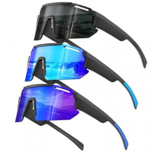 KALIYADI Polarized Youth Baseball Sunglasses: Kids Sunglasses for Boys Girls Sports Cycling Running UV40…