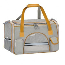 18x11x11 Inches Cat Carrier– Fits Pets Up to 16 lbs, Anti-Collapse Design, Multiple Storage Pockets, C…