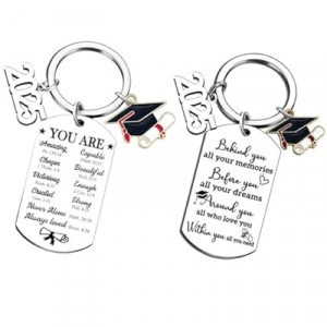 2025 Graduation Gifts for Her Him Class of 2025 Keychain for Middle High School Seniors College Master…