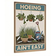 Carastora Funny Garden Sign – Humorous Decorative Metal Sign for Plant Lovers, Durable, Water…