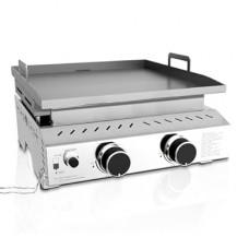 R.W.FLAME Portable Propane Griddle,Stainless Steel Gas Grill,Table Top Grill for Outdoor BBQ,Camping…