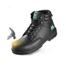 SKPRO Steel Toe Work Boots for Men, Lightweight Non Slip Boots, Safety Toe Construction Leather Water-Re…