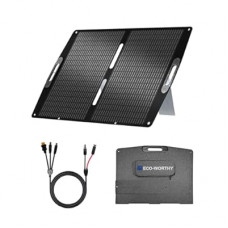 ECO-WORTHY 100W Portable Solar Panel for Power Stations,IP65 Waterproof & Lightweight with Adj…
