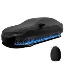 Erato Elastic Car Cover, Full Coverage Stretch Breathable Dustproof Protection Indoor Cover for Underg…