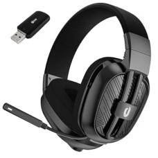 Jeecoo 2.4GHz Wireless Gaming Headset with Microphone for PC PS5 PS4, Bluetooth 5.3 Gaming Headph…