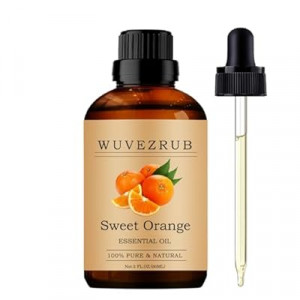 Wuvezrub Sweet Orange Essential Oils 60ML, Pure Sweet Orange Essential Oil for Aromatherapy Diff…