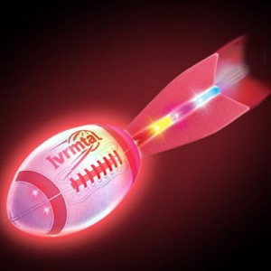 Ivrmtal Foam Glow in The Dark Football, LED Light Up Football, Color-Changing Sports Outdoor To…