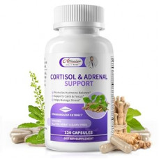 Alliwise Cortisol Supplements for Women & Men - Adrenal Support with Ashwagandha, L-Theanine & H…