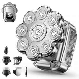 UltraCaput 9D Head Shavers for Bald Men, 5 in 1 Detachable Head Shaver with LED Display, IPX7 Waterproof…