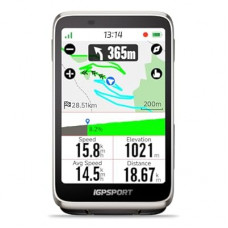 iGPSPORT BiNavi Bike Computer, 3.5‘’ Touch Screen Map Navigation Music Control Climb Tips, Wireless GPS Cy…