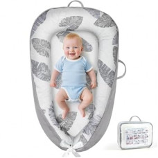 KISS GOLD Baby Lounger - Breathable Soft Cotton Cover Baby Lounger Nest, Babies Essentials Gift…