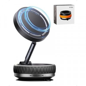 Intoval Vacuum Magnetic Phone Holder for Car, 360 Suction Cup Phone Mount with Snaplock Tech,…