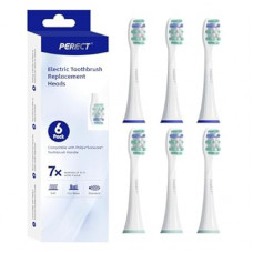 PERECT Soft Replacement Toothbrush Heads 6-Pack for Philips Sonicare Click-On Models – Fits 410…