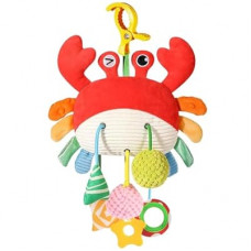 Ivrmtal Car Seat Toys for Babies, Crab Baby Toys 0-6 Months Infant Carseat Hanging Stroller Accessories Sensor…