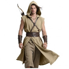 Joukavor Medieval Sleeveless Surcoat Renaissance Tabard for Men Halloween LARP