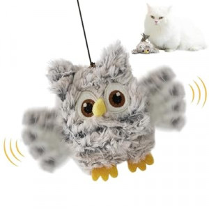 ZOMISIA Flappy Bird Cat Toy, Interactive Flapping Chirping Bird Cat Toy with Catnip Bag for Indoor Bor…