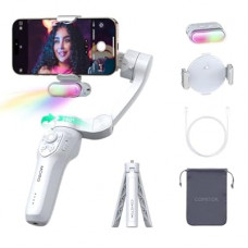 COMITOK Only for iPhone, MOGO [Apple MFi Certified] Gimbal Stabilizer for iPhone with Phone Cli…