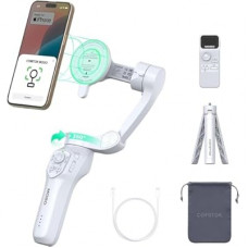 COMITOK Only for iPhone, MOGO [Apple MFi Certified] Gimbal Stabilizer for iPhone Stabilizer for V…