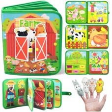 Teekdeer Busy Book for Toddlers 1-3 - Montessori Toys Busy Book for 1 Year Old Educational Learning Quie…