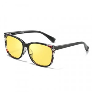 SODQW Night Driving Glasses for Women Men Polarized Anti Glare Night Vison Glasses for Nighttime…