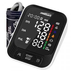 VivaGuard Blood Pressure Monitor for Home Use, Upper Arm Blood Pressure Cuff (8.7