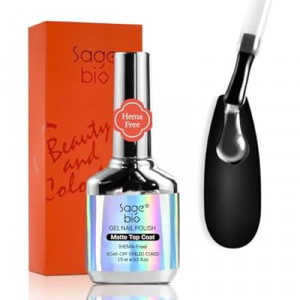 SAGEBIO Cat Eye Gel Nail Polish with Magnet Stick, 15ml Glitter Holographic Nail Polish, Magnetic E…