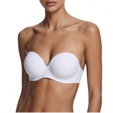 ZYQEXA Strapless Bras for Women with Support - Womens Underwire Push Up Plunge Full Coverage Tshir…