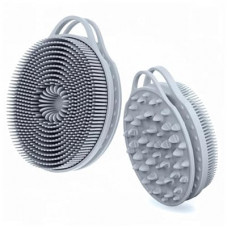 2 in 1 Silicone Body Scrubber, Anti Cellulite Massage Scrubber, Exfoliating Shower Brush for Men &…