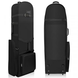 Golf Travel Bags for Airlines - 900D Heavy Duty Polyester Oxford Travel Golf Bag with Wheels, Golf Club Ba…