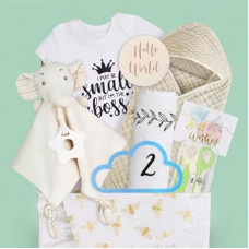 8Pcs Gender Reveal Gifts, for Newborn Boys, Baby Boy Gift Basket for First Time Expecting Parents to…