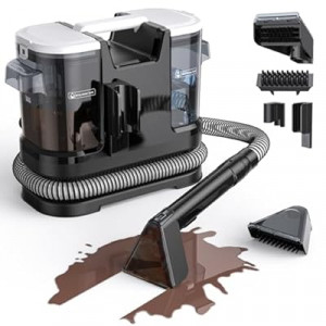 WELSAUBER Couch Cleaner Machine 600W Motor - 20Kpa Suction Upholstery Cleaner Machine, Porta…