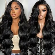 BeCools 30 Inch Body Wave Lace Front Wigs Human Hair Can Last 6-9 Months 200 Density Virgin Real Hu…