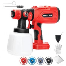 Paint Sprayer Compatible with Craftsman 20V Lithium Battery, Cordless Paint Sprayer HVLP Spray…
