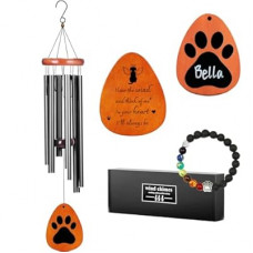 GDuolaPaws Personalized Pet Memorial Wind Chime, 37