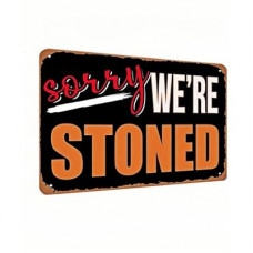 Carastora Fun Decorative Sign - Vintage Metal Tin Wall Art for the Man Den, Bar, Dorm or Garage - 42…