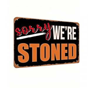 Carastora Fun Decorative Sign - Vintage Metal Tin Wall Art for the Man Den, Bar, Dorm or Garage - 42…