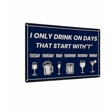 Carastora Funny Bar Metal Tin Sign – Vintage Wall Decor for Man Cave, Pub, Club, or Garage – Great Gift fo…